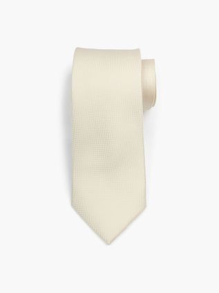Suitable Silk Tie Ecru