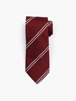 Suitable Slips Silke Burgundy Double Stripe