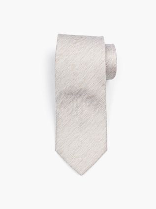 Suitable Tie Silk Délavé Beige