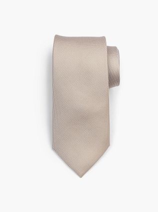 Suitable Zijde Stropdas Beige