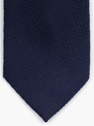 Suitable Stropdas Zijde Rough Oxford Navy