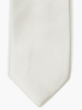 Suitable Silk Tie Off White