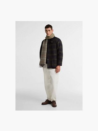 Barbour Schal Macklow Reversible Lambswool Tweed Multi