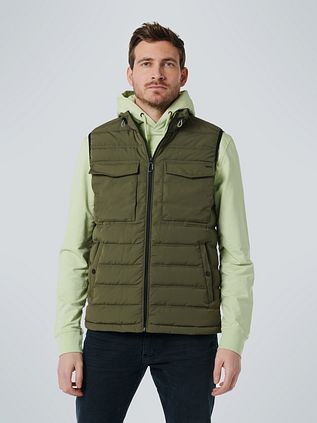 No Excess chaleco acolchado verde