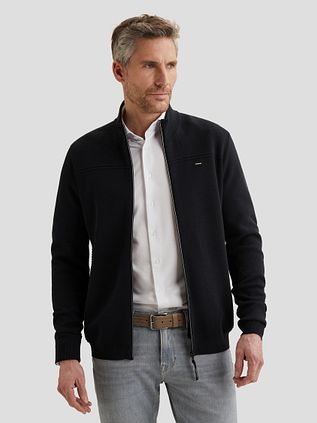 Vanguard Cardigan Bonded Navy