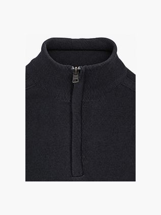 Vanguard Pullover Media cremallera Mouline Zwart