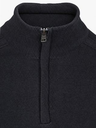 Vanguard Pullover Half-Zip Mouline Zwart
