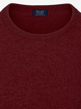 William Lockie Lambswool Bordeaux
