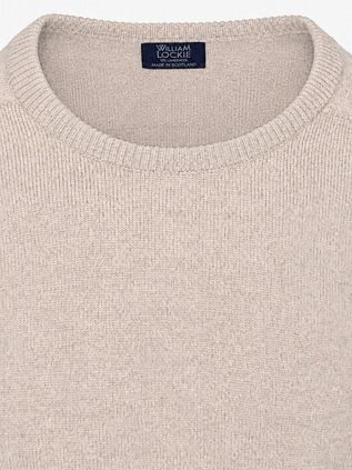 William Lockie Pullover Lammwolle Linen