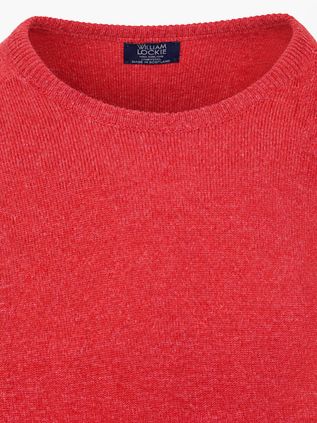 William Lockie Lambswool Poppy Melange
