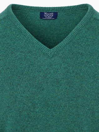 William Lockie V-Neck Lambswool Cossack