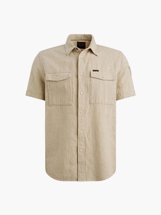 Camisa PME Legend de manga corta, beige