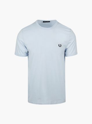 Fred Perry T-shirt Ringer Lyseblå