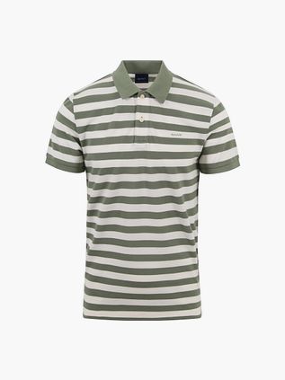 GANT Piké Poloskjorte Grønne Striper