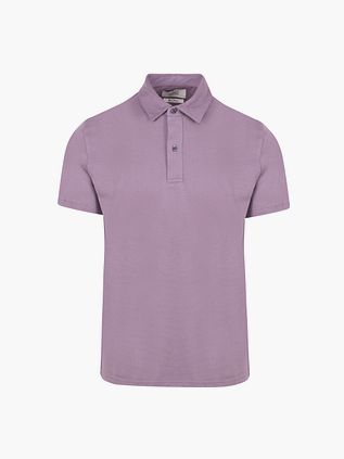 KING Essentials The James Polo w kolorze fioletowym