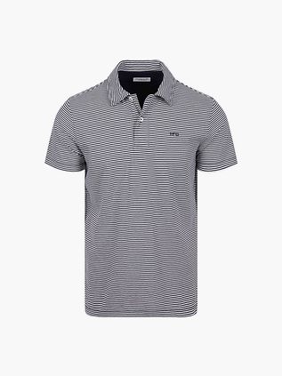 McGregor Jersey Polo Shirt Stripe Navy