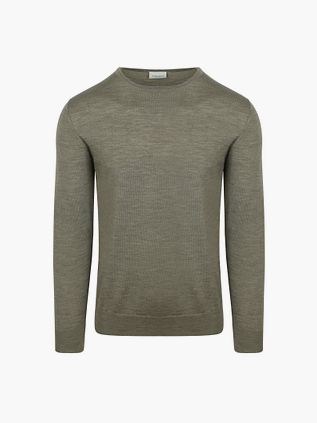 Profuomo Pullover i Merinould Grøn