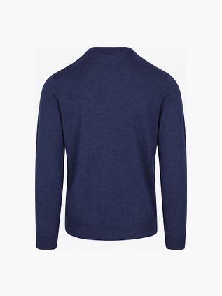 Profuomo Pullover Merino Wool Royal Blue