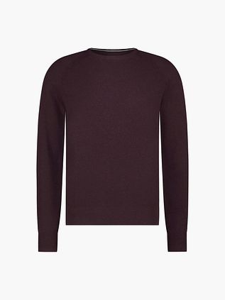 State Of Art Trøje I Strukturmønster Med Kontrast i Bordeaux