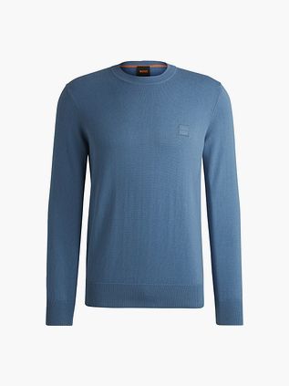 BOSS Pullover Kanovano Lyseblå