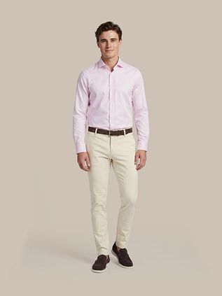 Suitable Hemd Doppelte Manschette Rosa