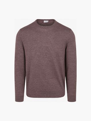 Profuomo Pullover Merinowolle Aubergine