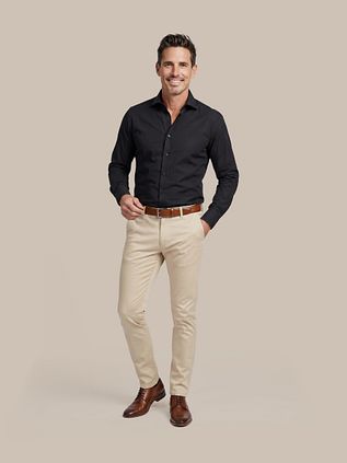 Profuomo Japanese Knitted Hemd Schwarz