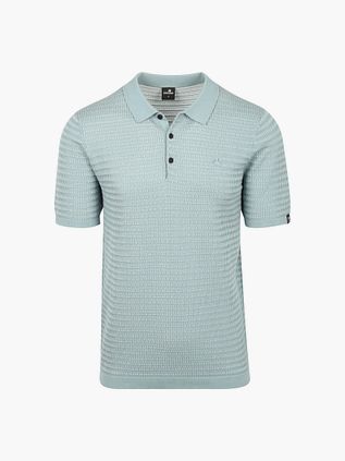 Vanguard Knitted Poloshirt Arona Blauw