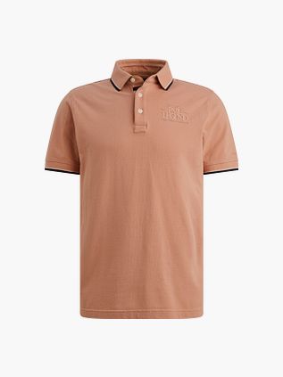 Koszulka polo PME Legend z piki Rose Dawn, regular fit, różowa