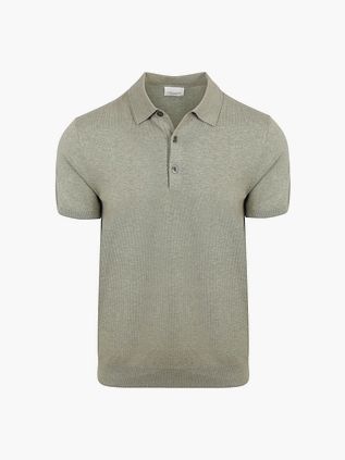 Koszulka polo Profuomo Luxury Basic w kolorze zielonym