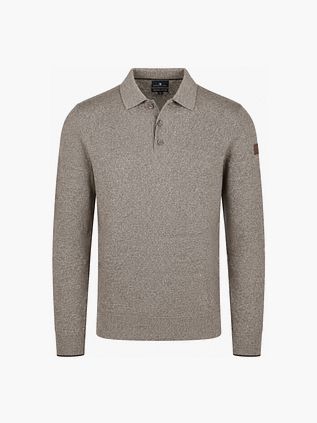 Pull Polo Uni Beige