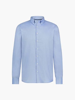 State Of Art Essentials Oxford Skjorte Blå