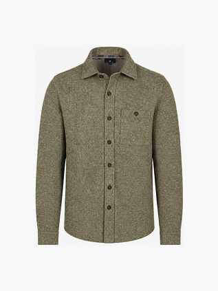 State Of Art Overshirt Wool Blend Brique
