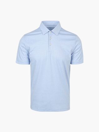 Desoto Polo Essential Lyseblå