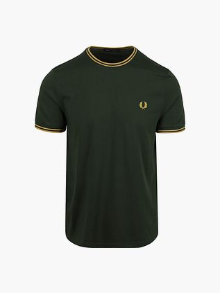 Fred Perry T-shirt Mørkegrøn Y22