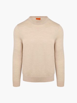 Lækker Merino Pullover i Ecru fra Suitable