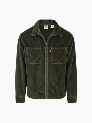 Levi's Shirt Boxy Zip up Green