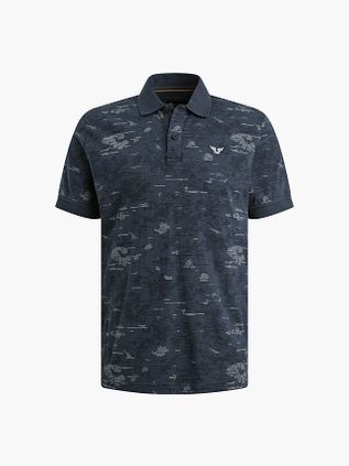 PME Legend Poloshirt Slub Jersey Marine