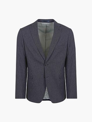 Suitable Blazer Stripet Lin Navy