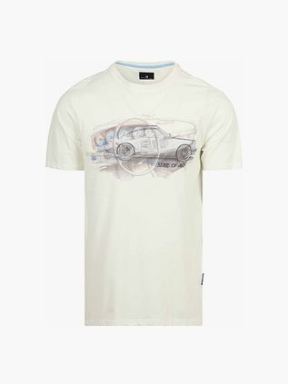 T-shirt State of Art z nadrukiem w kolorze białym