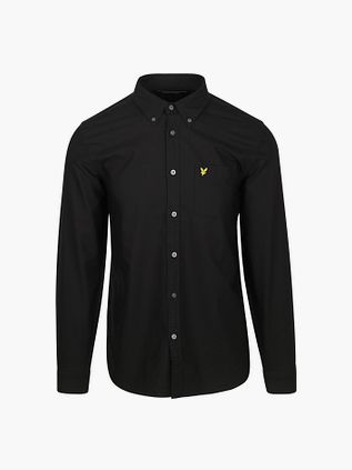 Camisa Oxford lisa de Lyle & Scott en negro