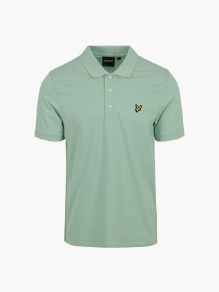 Lyle and Scott Polo Plain Vert Clair