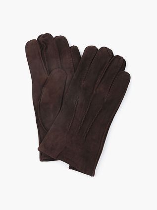Profuomo Guanti Camoscio Marrone