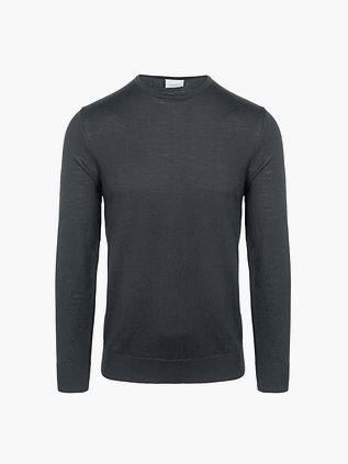 Profuomo Pullover Merinowol Antraciet