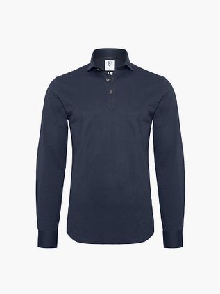 R2 Polo Jersey Manches Longues Marine