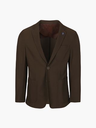 R2 Rejsejakke Colbert Brun