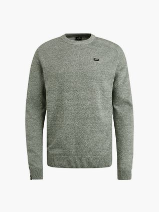 Vanguard Trøje i Linnedblanding Melange Grøn