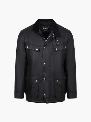 Barbour International Duke Wax Coat Noir