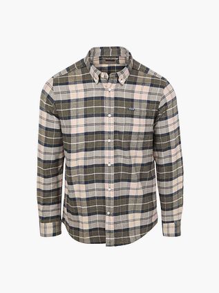 Barbour Kyeloch Hemd Karo Olivgrün