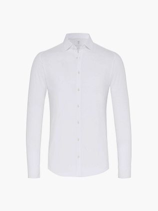 Desoto Skjorte Strykefri Jersey Hvit